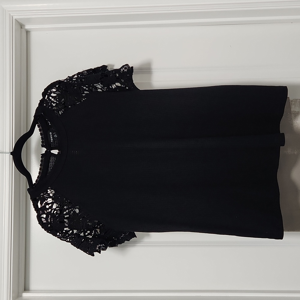 Torrid blouse, plus size 0,black